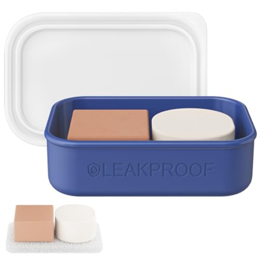 Bar Soap Shampoo Solid - Estojo de Sabonete de Viagem à