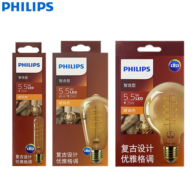 Philips Bulb Led Classic - Lâmpada decorativa LED Philips Soft Amber