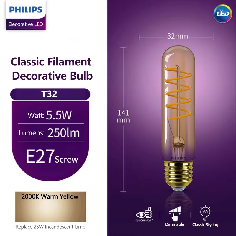 Lâmpada decorativa LED Philips - Philips Bulb Led Classic avaliação e preço