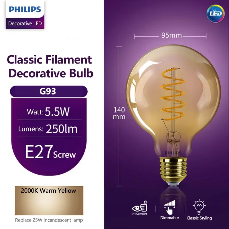 Lâmpada decorativa LED Philips - Philips Bulb Led Classic avaliação e preço
